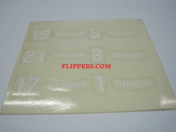 Chexx Decal - Number For USSR Players