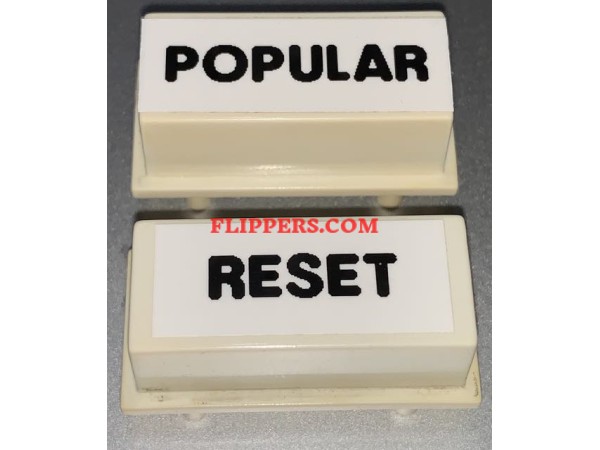 POPULAR and RESET labels <br>(Part #Popular&Reset_Labels)