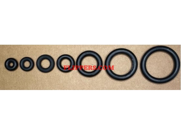 Black Rubber Rings 