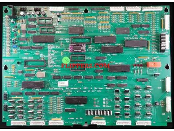 Williams System 9, 11, 11A, 11B and 11C MPU Board