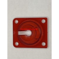 Eject Hole/ Shield, Williams, Red 3/16 inch mounting holes