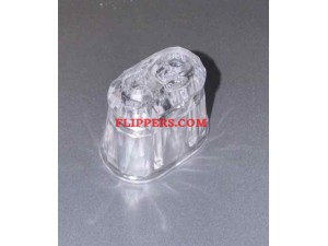 1 inch Dual Faceted Plastic Post