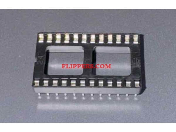 24 Pin IC Socket - dual wipe