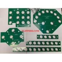 Playfield Lamp Board Set for Stern Freefall 