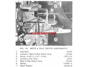 Fibre Tie Plate for 3-blade Snap-Action Switch