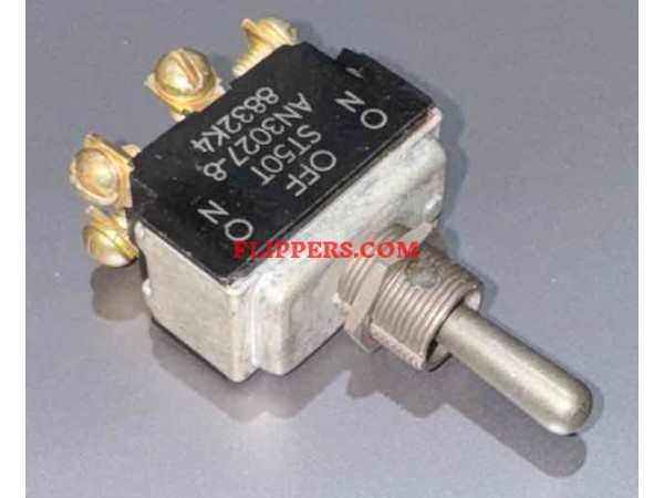 Toggle Switch Spring Return <br>(Part #DPDT_Large_Spring_Centre)