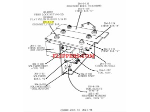 Grommet for supporting Chime Bar