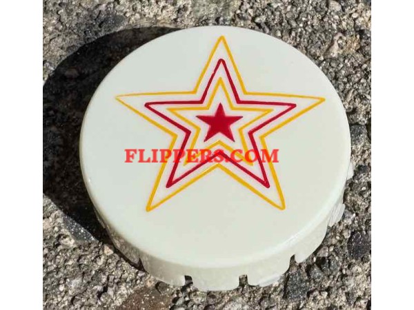Bumper Cap - YELLOW-RED Stars