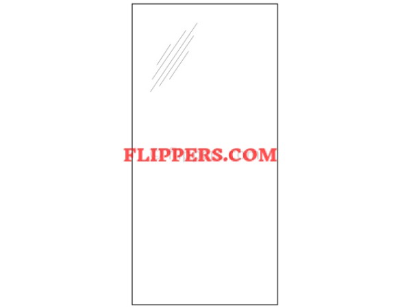 Tempered Playfield Glass - 34-1/4 x 18-1/2 inch