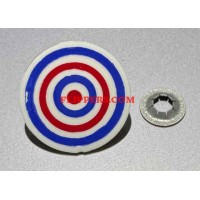 Bullseye Target with Blue - Red circles