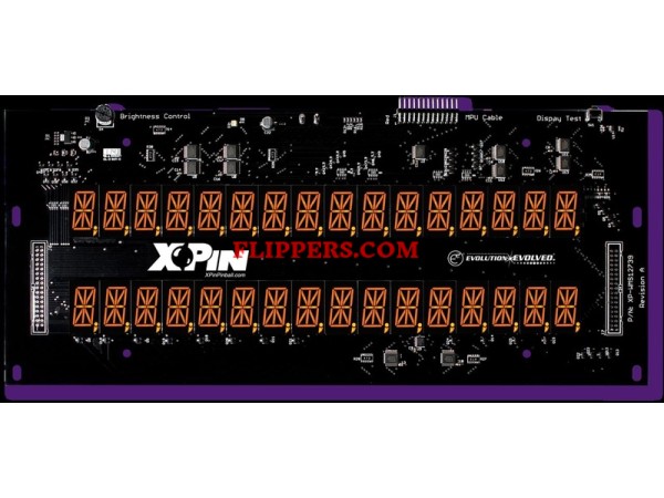 XPin LED Display: Fun House & The Machine - Bride of Pinbot