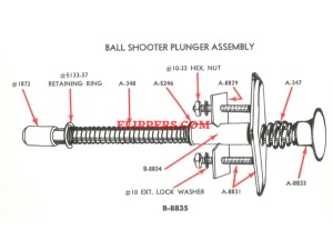 Gottlieb Shooter Plate