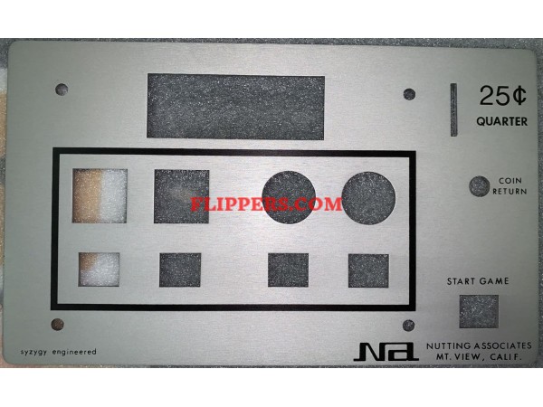 CS-Single Control Panel Plate Computer Space <br>(Part #Nutting_PanelPlate)