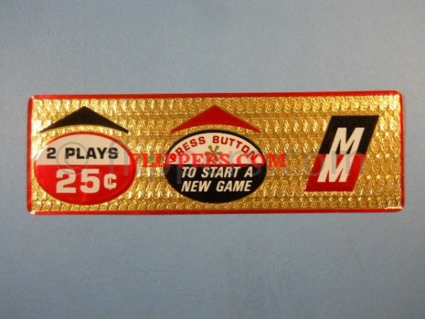 Decal, 2 Play 25C