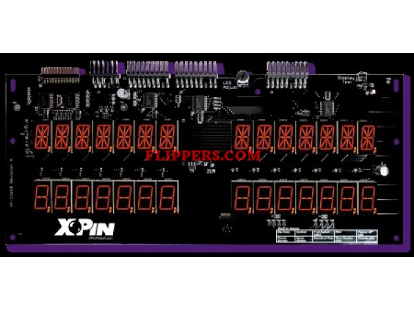 XPin Williams 11610 & Data East RED LED Display