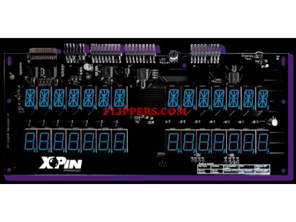 XPin Williams 11610 & Data East Blue LED Display