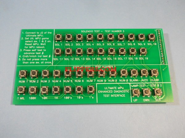 Alltek Test Card for ULTIMATE MPU