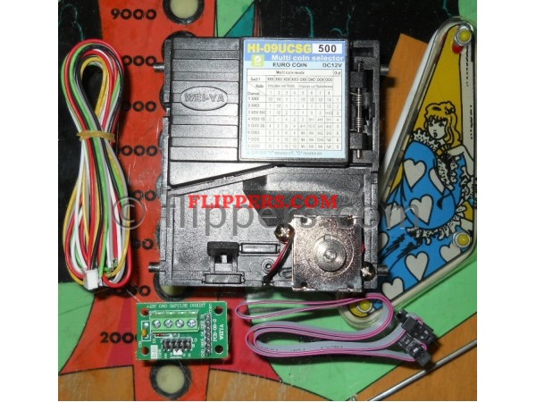 Coin or Token Acceptor - Programmable <br>(Part #HI-09UCS)