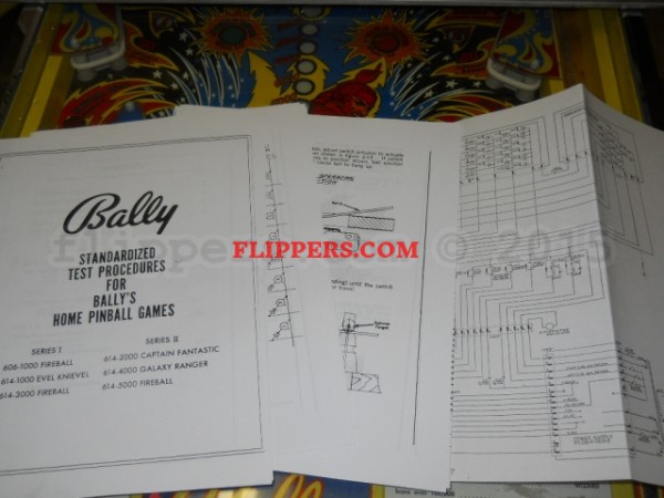 Service manual for Bally Home Pinballs