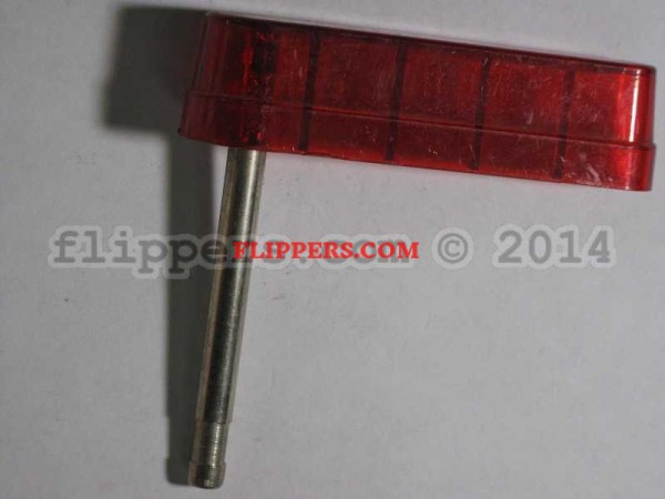 Red Plastic Flipper <br>(Part #A4017-1)