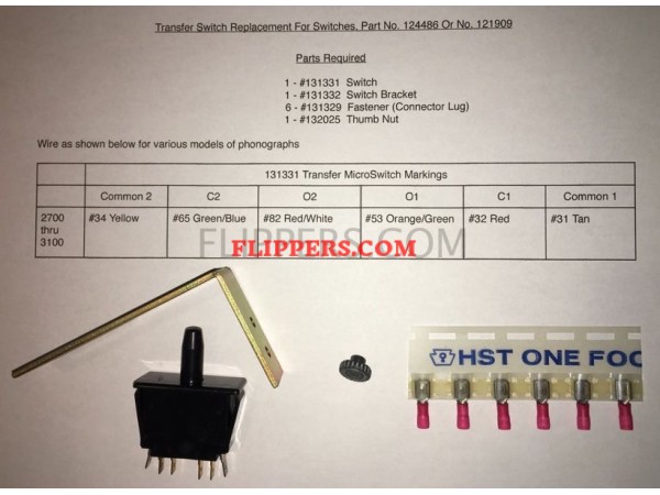 Transfer Switch Replacement Kit