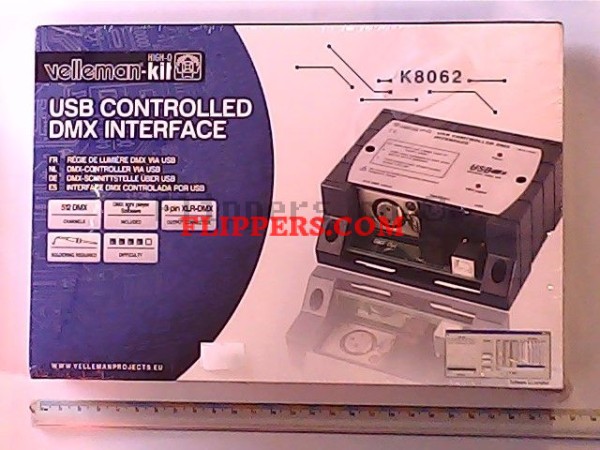USB Controlled DMX Interface <br>(Part #K8062)