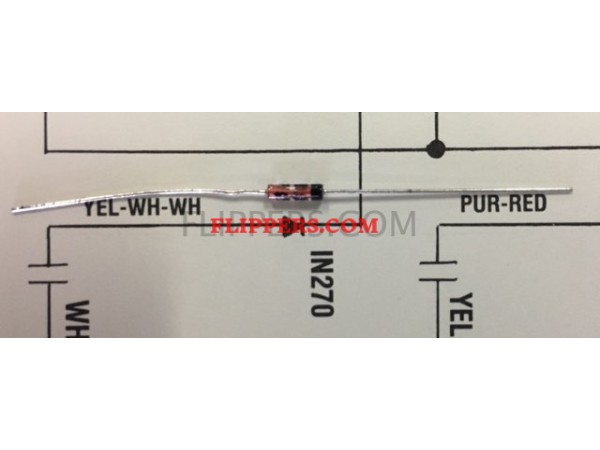 1n270 Germanium Diode for Gottlieb pinball games etc. <br>(Part #1N270)