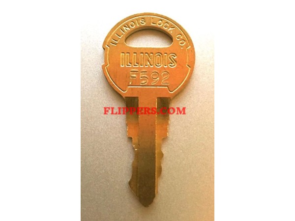 F592 Rock-Ola Key <br>(Part #Key-F592)