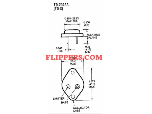 NPN 650V 10A 150W Si TO-3 <br>(Part #2N6673)