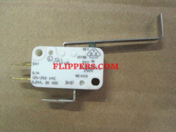 Microswitch-outhole/saucer lock <br>(Part #180-5027-00)