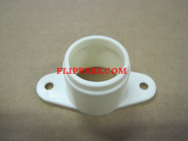 Flipper Button Housing White <br>(Part #4B-199)