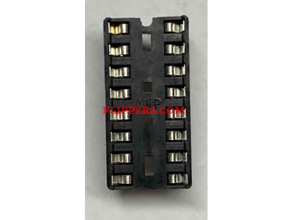 16 Pin IC Socket - dual wipe