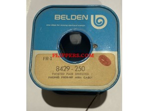 Belden 8429 two conductor and shield phono pickup wire per foot