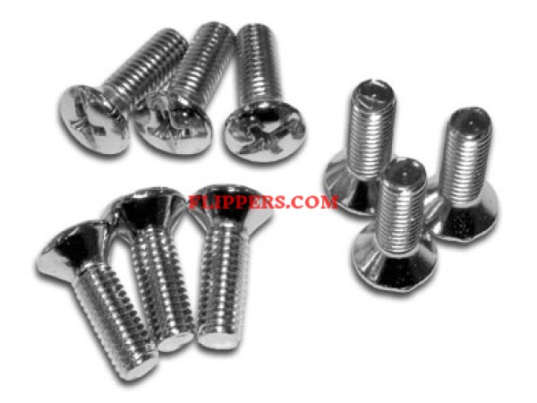 10-32 Countersunk Rack Screw with Plastic Cup Washer