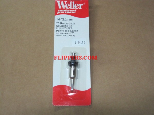 Replacement Soldering Spade Tip 1/8in  <br>(Part #T3)