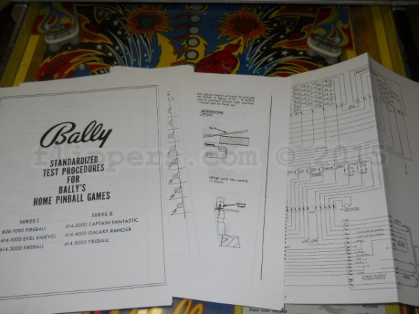 Service manual for Bally Home Pinballs