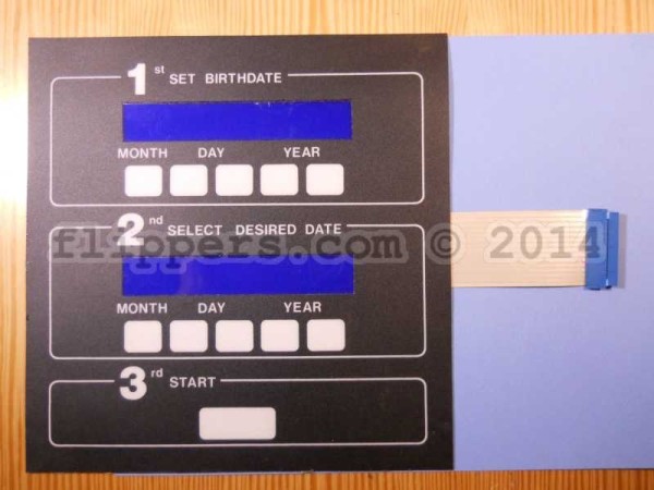 Astrology Membrane Switch <br>(Part #Astrol_MembraneSw)
