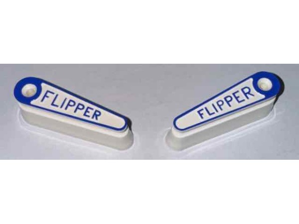 Flipper, Right & Left, blue flat top