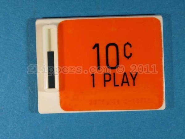 Coin Entry Plate 10c