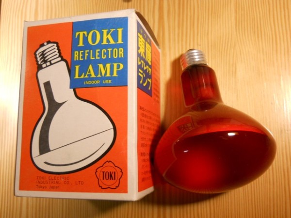 Red 100V100W Toki bulb