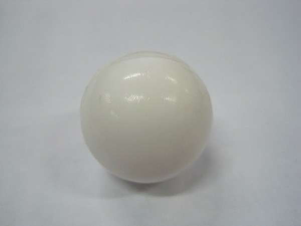 Polished White Foosball  <br>(Part #WHTPOLPLSTBALL)
