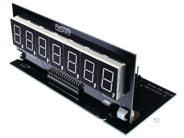 PINSCORE LED Display: Bally 6-Digit single display Red