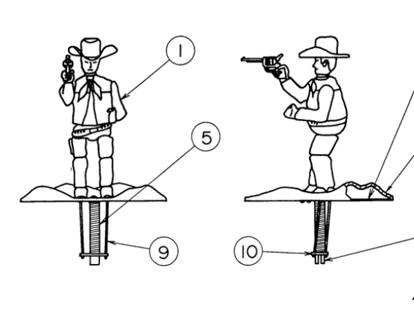 Parts for Gunfighter Dolls