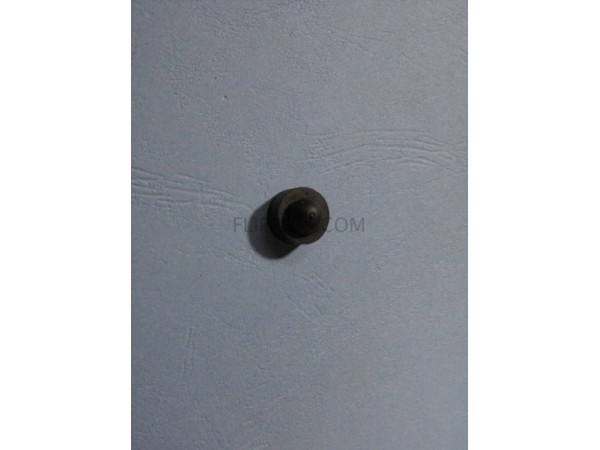 Grommet - Button Rubber Bumper Black