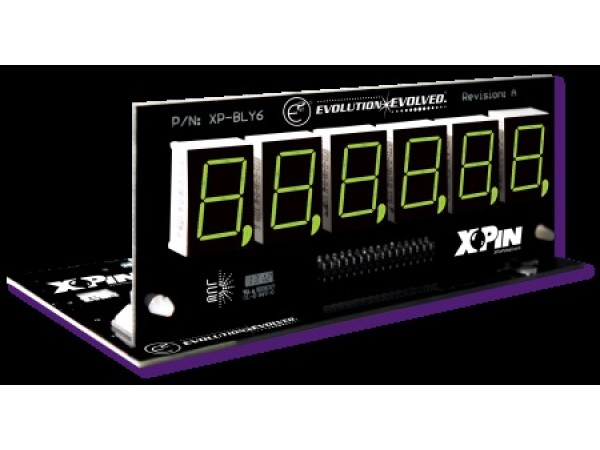 XPin Bally/Stern 6 Digit LED display - Green