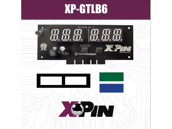 XPin Gottlieb 6 Digit LED display
