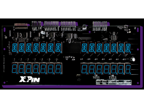 XPin Williams 11610 & Data East Blue LED Display