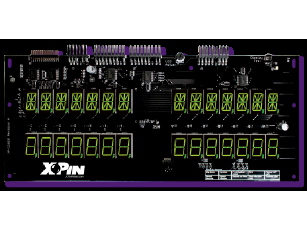 XPin Williams 11610 & Data East GREEN LED Display