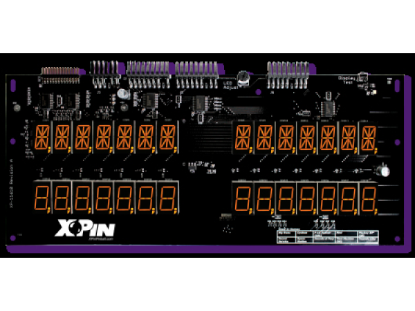 XPin Williams 11610 & Data East ORANGE LED Display