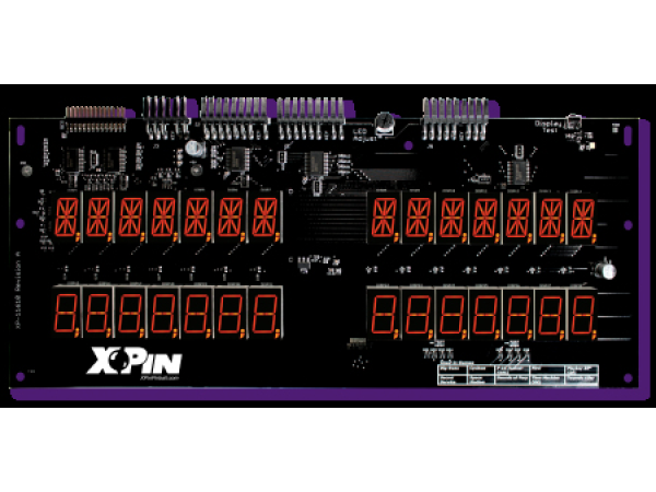 XPin Williams 11610 & Data East RED LED Display